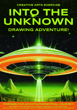 Preview of CREATIVE ARTS EXERCISE: INTO THE UNKNOWN DRAWING ADVENTURE