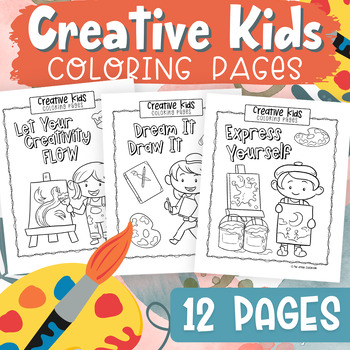 CREATIVE KIDS Coloring Pages | Affirmations for Kids, Fun Activity ...