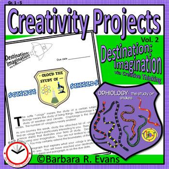 Preview of CREATIVE THINKING PROJECTS Destination Imagination via Creative Thinking Vol II