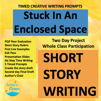 Preview of Short Story: Stuck in an Enclosed Space, Timed Creative Writing, Sub Plan