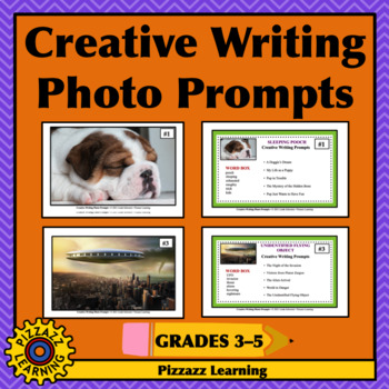 CREATIVE WRITING PHOTO PROMPTS by Pizzazz Learning | TPT