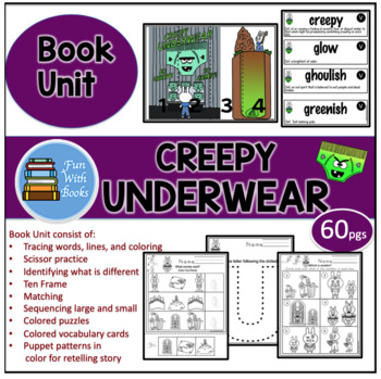 Emergency Lesson Plans K-2 - Halloween - Creepy Pair of Underwear