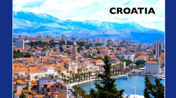 Preview of CROATIA: Powerpoint, Social Studies & Geography 40 pages Animated