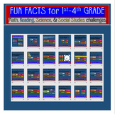 CROSS-CURRICULAR TRIVIA 1st-4th Grade: multiple choice sli
