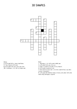 Preview of CROSSWORD