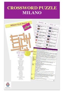 Preview of CROSSWORD PUZZLE - MILANO  -  Much more than a simple crossword puzzle!