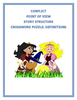 Preview of CROSSWORD: STORY STRUCTURE, CONFLICT & POINT OF VIEW TERMS