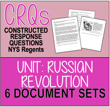 Preview of CRQS! New York Regents II: Russian Revolution
