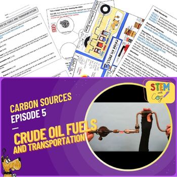 Preview of CRUDE OIL FUELS AND TRANSPORTATION:  9-Minute Video and Worksheet