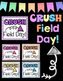 CRUSH Drink Mix Water Bottle Labels - CRUSH Field Day!
