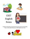 CSET English: Full Content Notes, Tips, and Resources