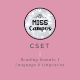 CSET - Reading Domain 1
