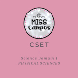 CSET- SCIENCE DOMAIN 1