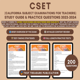 CSET Study Guide 2023-24: Master California Teaching Exams