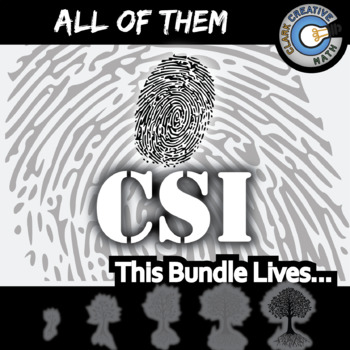 Preview of CSI - ALL OF THEM (Grades 3-12) 45 Activities - Printable & Digital Review Games