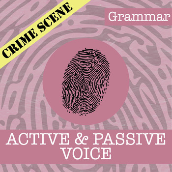 Preview of CSI: Active & Passive Voice Activity - Printable & Digital Review Game