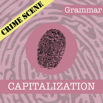 Preview of CSI: Capitalization Activity - Printable & Digital Review Game