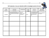 CSI Context Clues Graphic Organizer