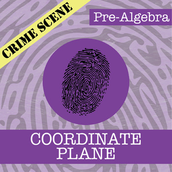 Preview of CSI: Coordinate Plane Activity - Printable & Digital Review Game