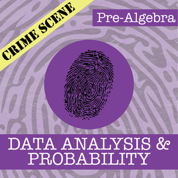 Preview of CSI: Data Analysis & Probability Activity - Printable & Digital Review Game