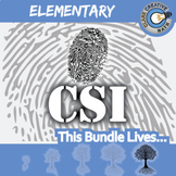 CSI: Elementary Math BUNDLE - 9 Activities - Printable & D