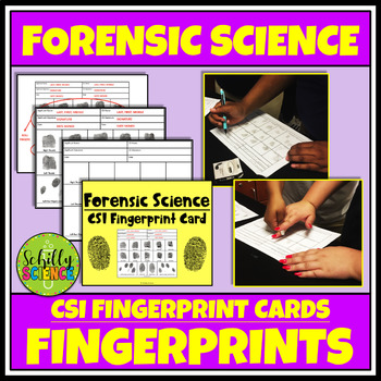 CSI Forensic Fingerprint Cards
