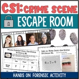 CSI - Crime Scene Forensics Escape Room