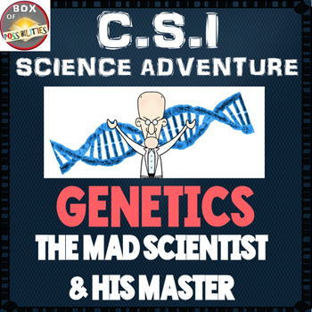Preview of CSI Science Genetics Activity: DNA Punnett Squares Meiosis Cells. Genetics Intro