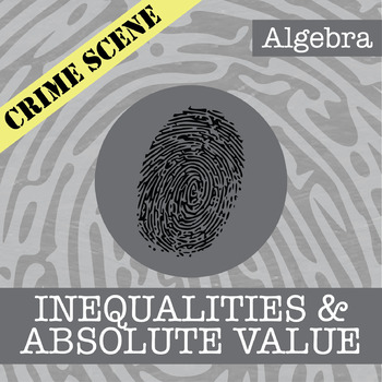 Preview of CSI: Inequalities & Absolute Value Activity - Printable & Digital Review Game
