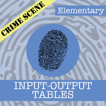 Preview of CSI: Input-Output Tables Activity - Printable & Digital Review Game