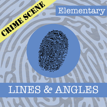 Preview of CSI: Lines & Angles Activity - Printable & Digital Review Game