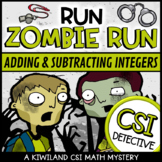 CSI Math Mystery Detective Adding and Subtracting Integers