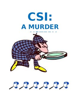 Preview of CSI Murder Mystery - decimal word problems with multiple steps