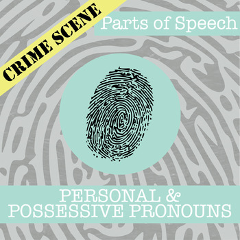 Preview of CSI: Personal & Possessive Nouns Activity - Printable & Digital Review Game