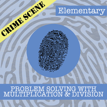 Preview of CSI: Problem Solving w/Multiplication & Division Activity - Printable Game