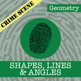 CSI: Shapes, Lines & Angles Activity - Printable & Digital Review Game