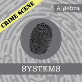 CSI: Systems of Equations Activity - Printable & Digital R