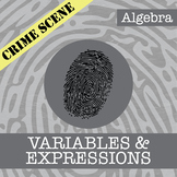 CSI: Variables & Expressions Activity - Printable & Digita