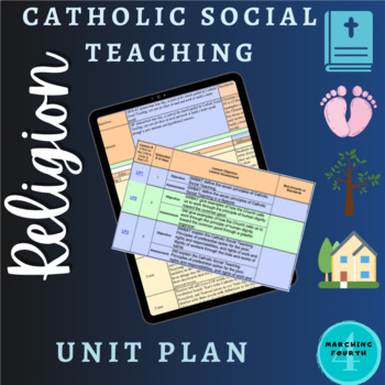 Preview of Catholic Social Teaching Unit Plan