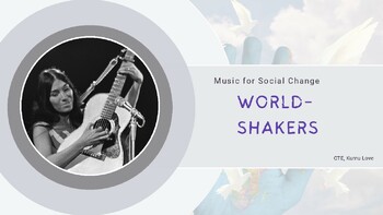 Preview of CTE / Career Explorer Slideshow: World-Shakers of Music (Music Unit)