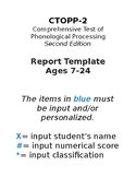 CTOPP-2 Report Template (ages 7-24)