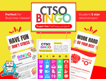 Preview of CTSO BINGO! Perfect Resource For FBLA, HOSA, DECA and MORE!