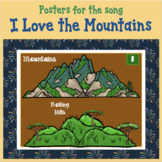 SONG I LOVE THE MOUNTAINS, THE ROLLING HILLS: posters, wor
