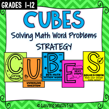 Preview of CUBES - Helping Solve Math Word Problems