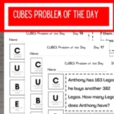 CUBES Math 2nd Grade Problem of the Day 180 PDF Pages