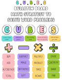 CUBES Math Problem Solving Strategy Bulletin Board in Past