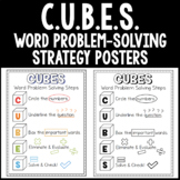 CUBES Math Problem-Solving Strategy Posters / Anchor Chart