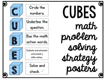 problem solving strategy cubes