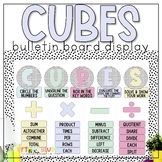 CUBES Math Strategy Bulletin Board Display with Operations