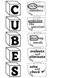 CUBES Math Strategy Posters B&W